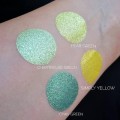 PURE PIGMENT Simply Yellow swatch - czysty, sypki pigment kosmetyczny do powiek i ciała