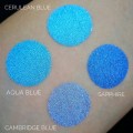 PURE PIGMENT Cambridge Blue - czysty, sypki pigment kosmetyczny do powiek i ciała - swatch
