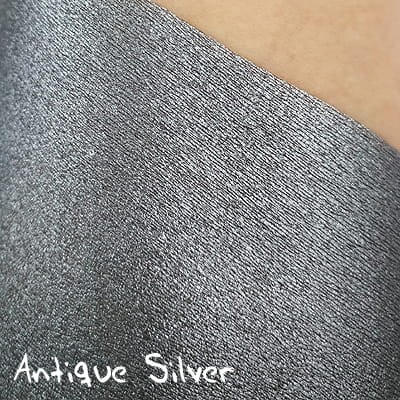 PURE PIGMENT Antique Silver swatch - czysty, sypki pigment kosmetyczny do powiek i ciała
