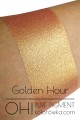 OH! PURE PIGEMNT Golden Hour swatch