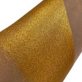 PURE PIGMENT Golden Poppy swatch - czysty, sypki pigment kosmetyczny do powiek i ciała