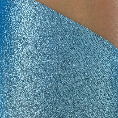 PURE PIGMENT Cerulean Blue swatch - czysty, sypki pigment kosmetyczny do powiek i ciała