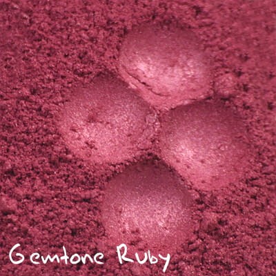PURE PIGMENT Gemtone Ruby - czysty, sypki pigment kosmetyczny do powiek i ciała