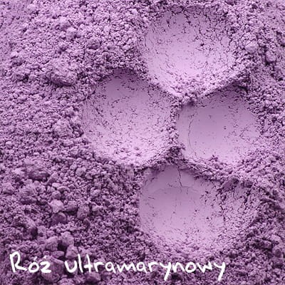 Róż ultramarynowy - matowy pigment mineralny