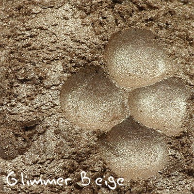 PURE PIGMENT Glimmer Beige - czysty, sypki pigment kosmetyczny do powiek i ciała